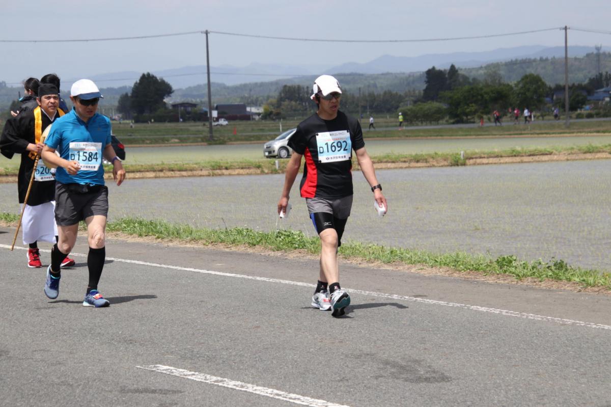 いわて奥州きらめきマラソン2019その3 給水(2)(15)・10km折返し編 2019/05/19