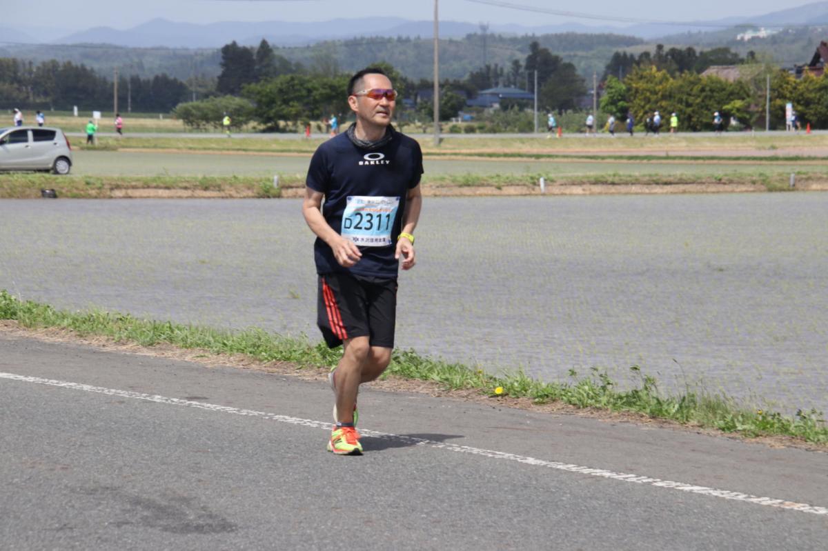 いわて奥州きらめきマラソン2019その3 給水(2)(15)・10km折返し編 2019/05/19