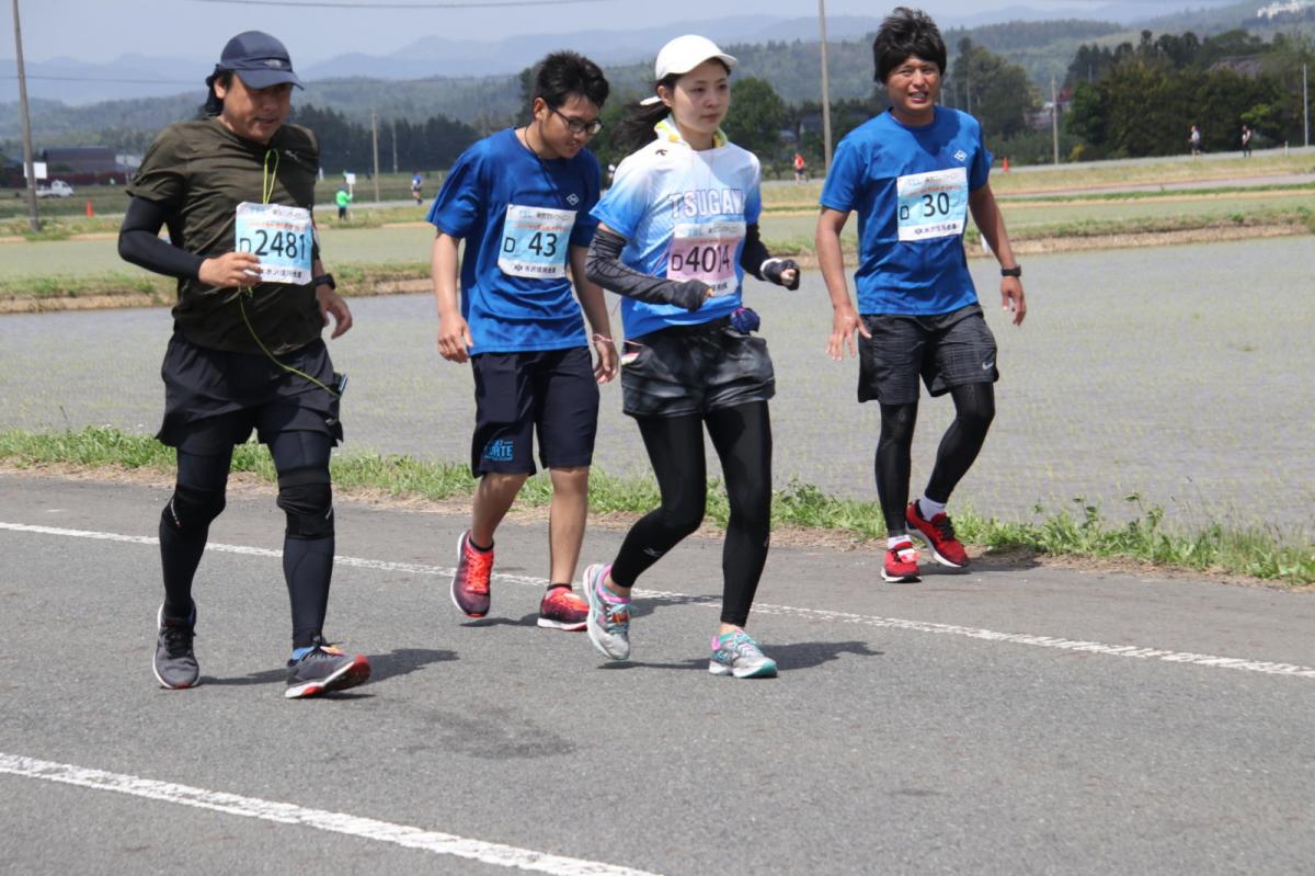 いわて奥州きらめきマラソン2019その3 給水(2)(15)・10km折返し編 2019/05/19