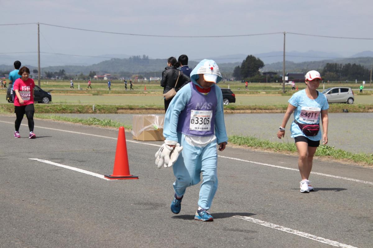 いわて奥州きらめきマラソン2019その3 給水(2)(15)・10km折返し編 2019/05/19