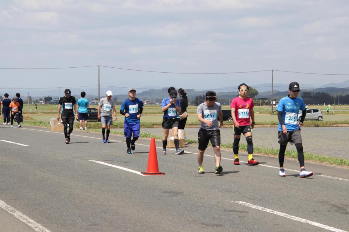 いわて奥州きらめきマラソン2019その3 給水(2)(15)・10km折返し編 2019/05/19