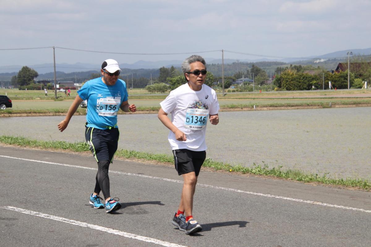 いわて奥州きらめきマラソン2019その3 給水(2)(15)・10km折返し編 2019/05/19