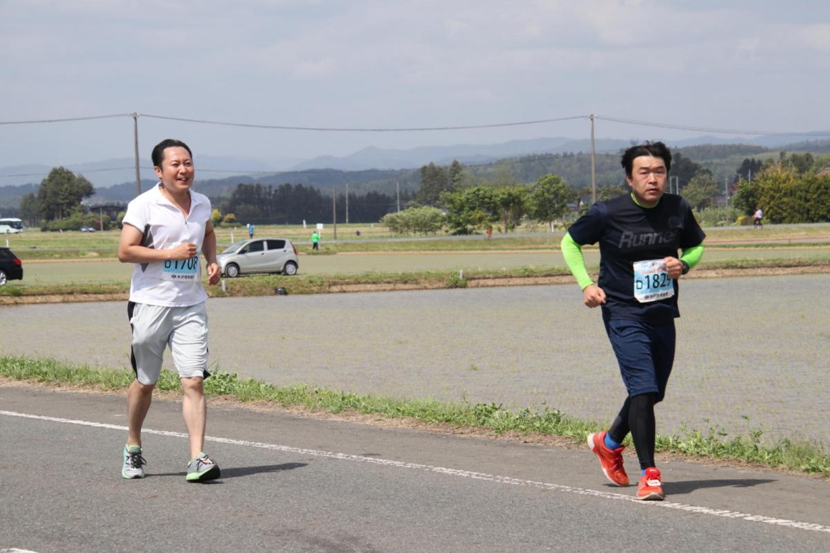 いわて奥州きらめきマラソン2019その3 給水(2)(15)・10km折返し編 2019/05/19