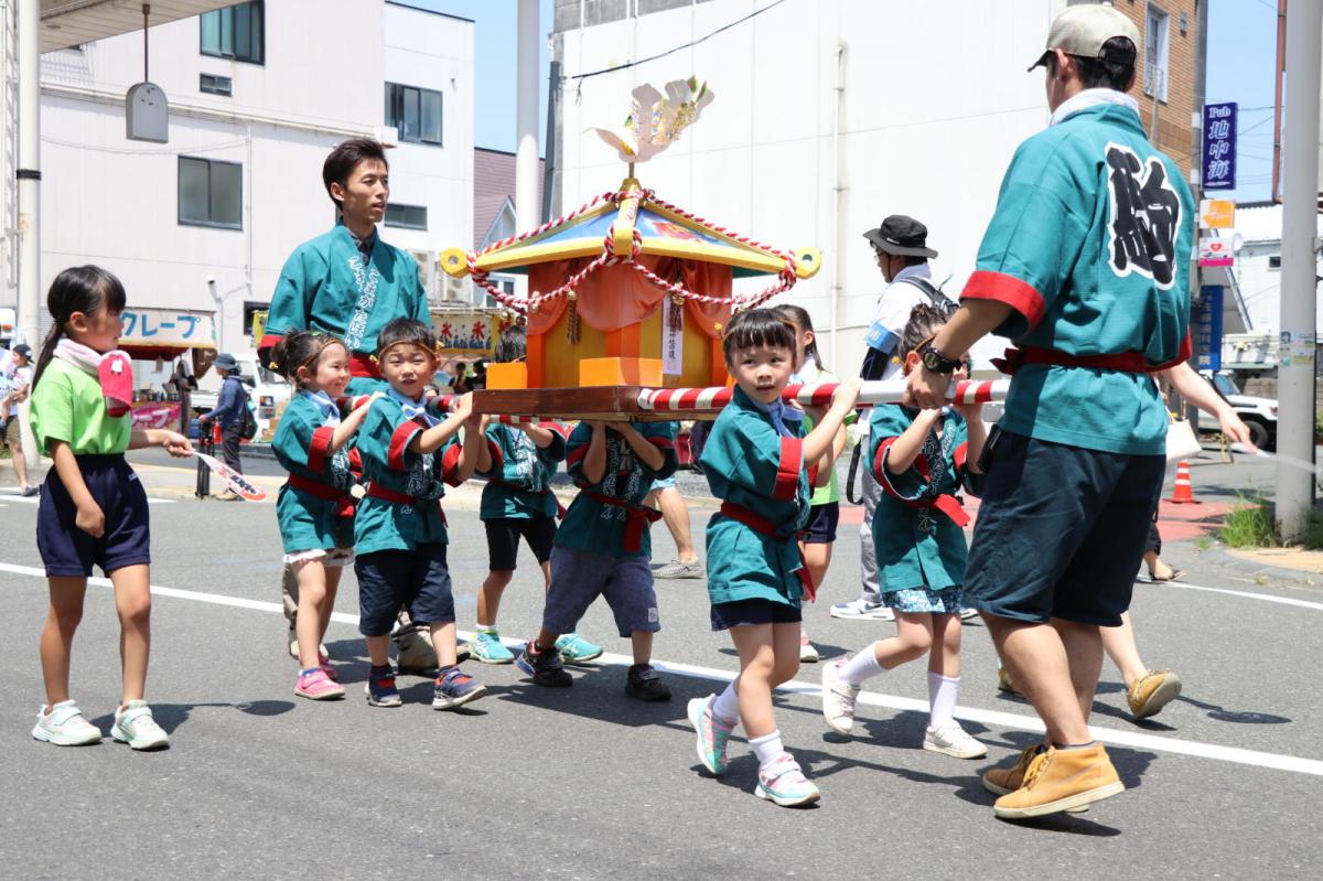 奥州水沢夏まつり2019 子供みこし・地方太鼓・干支和まつり・水沢ざっつぁかまつりその1 2019/08/03