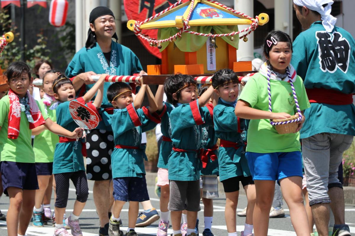 奥州水沢夏まつり2019 子供みこし・地方太鼓・干支和まつり・水沢ざっつぁかまつりその1 2019/08/03