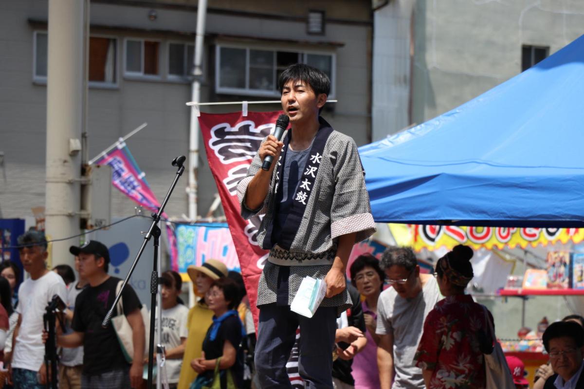 奥州水沢夏まつり2019 子供みこし・地方太鼓・干支和まつり・水沢ざっつぁかまつりその1 2019/08/03