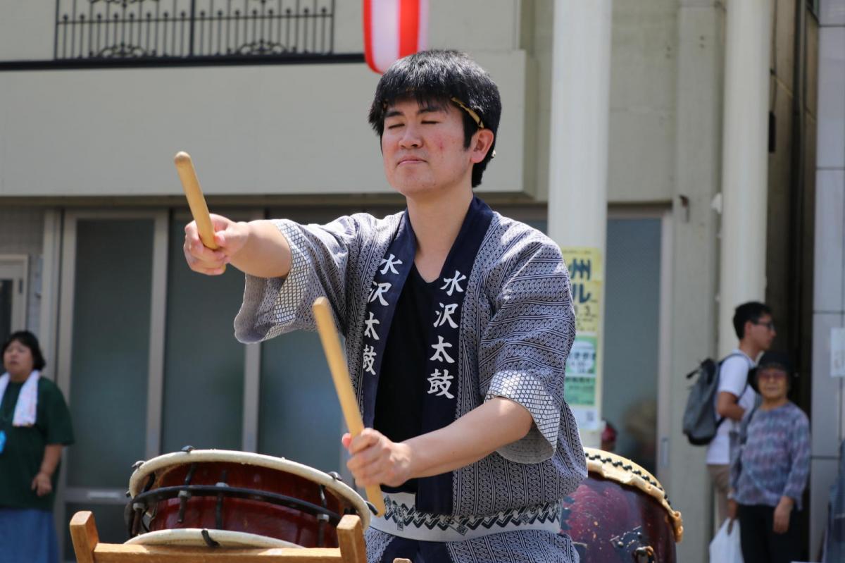 奥州水沢夏まつり2019 子供みこし・地方太鼓・干支和まつり・水沢ざっつぁかまつりその1 2019/08/03