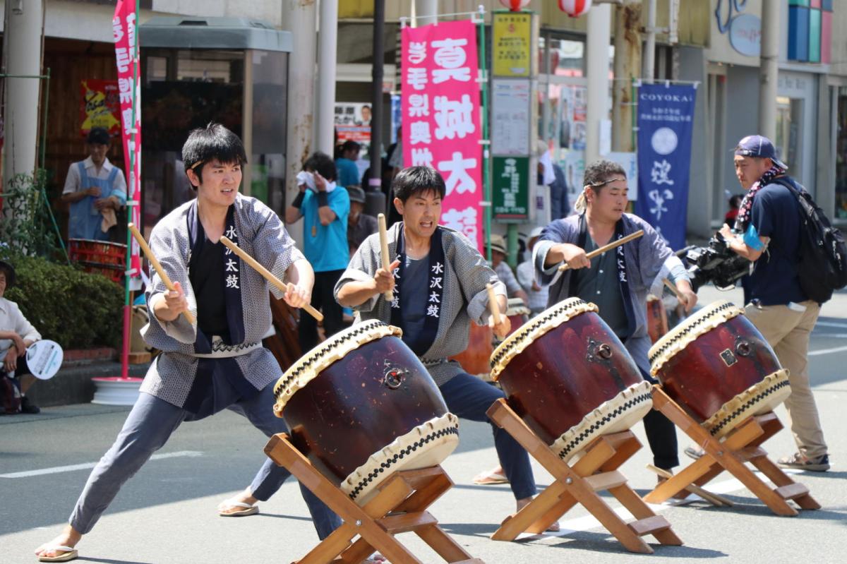 奥州水沢夏まつり2019 子供みこし・地方太鼓・干支和まつり・水沢ざっつぁかまつりその1 2019/08/03