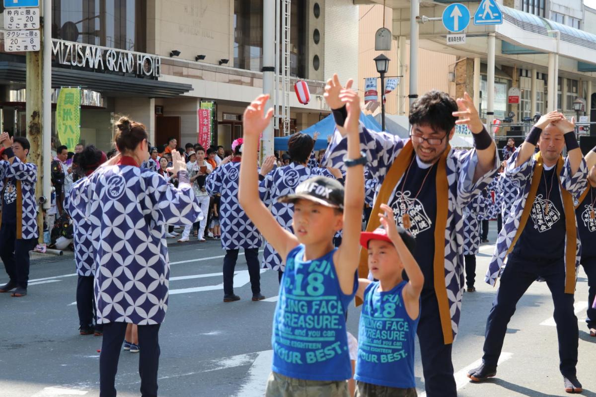 奥州水沢夏まつり2019 子供みこし・地方太鼓・干支和まつり・水沢ざっつぁかまつりその1 2019/08/03