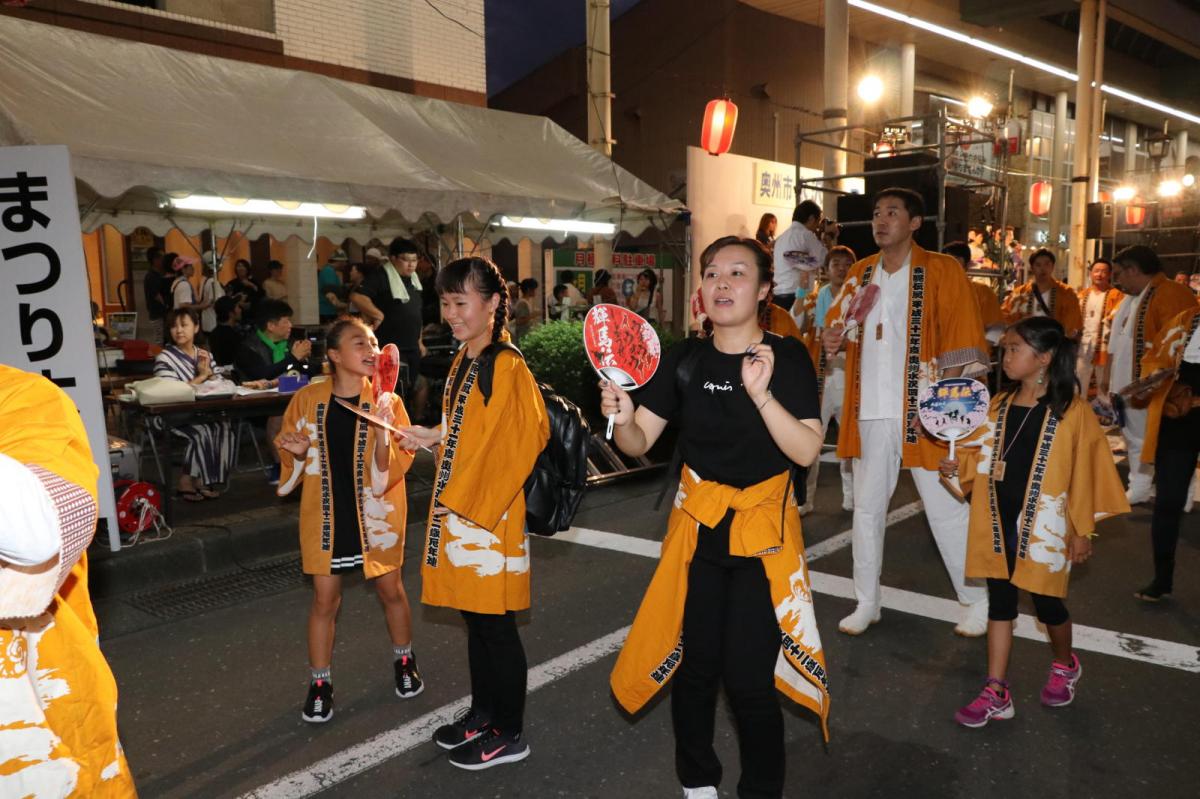 奥州水沢夏まつり2019 子供みこし・地方太鼓・干支和まつり・水沢ざっつぁかまつりその1 2019/08/03