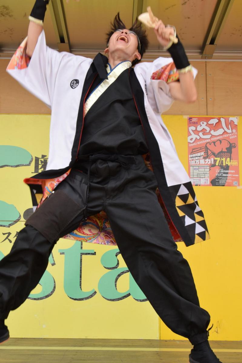 奥州前沢よさこいFesta17その1（奥州前沢よさこいフェスタ2024) 2024/07/14