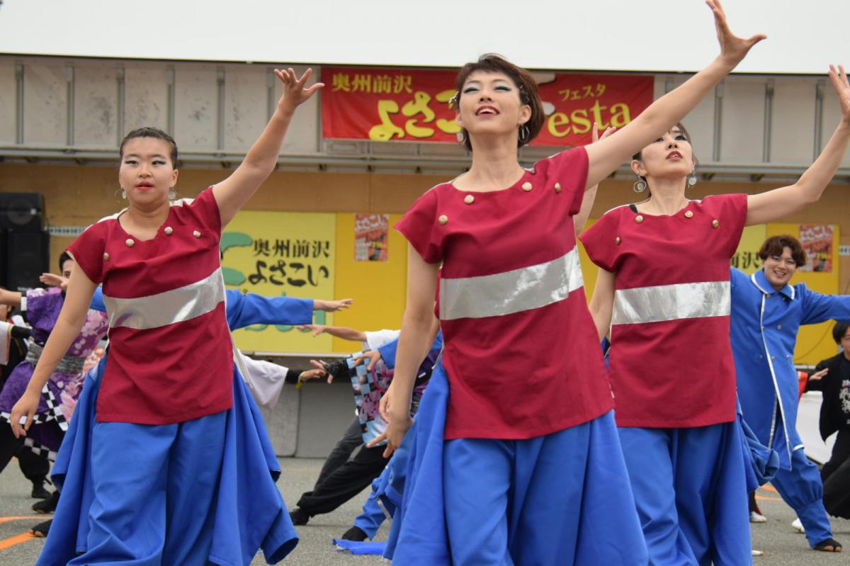 奥州前沢よさこいFesta17その1（奥州前沢よさこいフェスタ2024) 2024/07/14