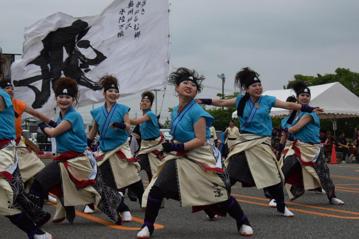 奥州前沢よさこいFesta17その1（奥州前沢よさこいフェスタ2024) 2024/07/14