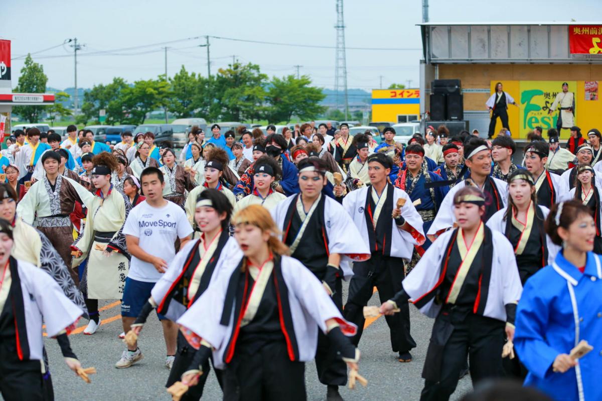 奥州前沢よさこいFesta17その4（奥州前沢よさこいフェスタ2024) 2024/07/14