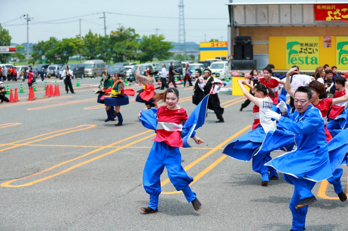 奥州前沢よさこいFesta17その4（奥州前沢よさこいフェスタ2024) 2024/07/14